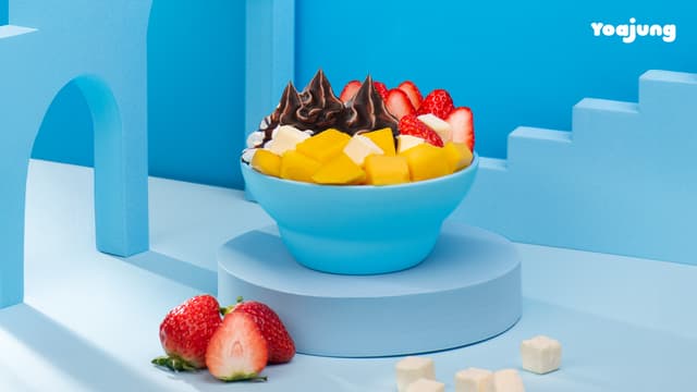 카페요아정 마석점 럭키백 사진